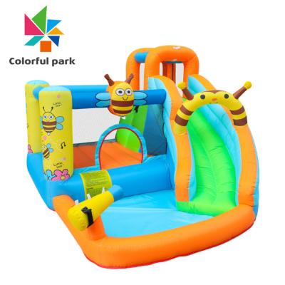 China CE/TUV/ISO9001 2008 Certificated Colorful Inflatable Park Bounce House for Family Fun for sale
