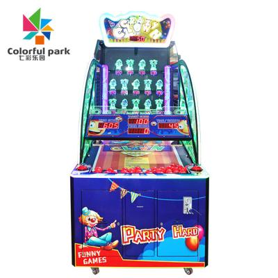 China EU Plug Colorful Park 2022 Arcade Game for Ages 3 Years Crazy Clown Ticket Redemption for sale