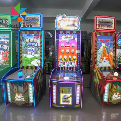 China Customized Yes Age 3 Years Colorfulpark Ticket Machine Game Quick Drop Arcade Thrills for sale