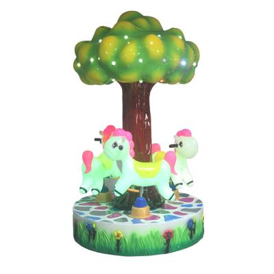 China Customized Colorful Park Coin-operated Children's Mini Carousel Arcade Game Machine for sale