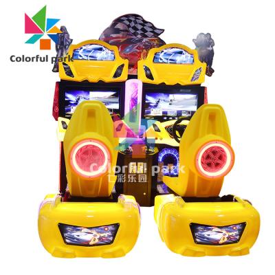 China Customized Colorful Park 32 Inch Screen Simulator Outrun Racing Arcade Games Machine for sale