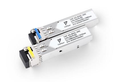 China Módulo del Sfp de la fibra óptica de CWDM SMF 155Mbps los 40km los 60km los 80km en venta