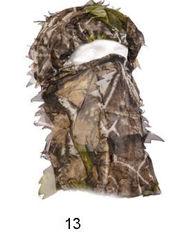 China Woodland Camo/Camouflage Hunting 3D Leaf Mask for sale