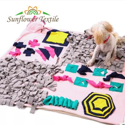China 100x100cm Snuffle Mat For Dogs Pets Distracting Training Natural Foraging for sale
