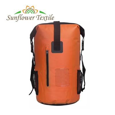 China 28X62cm 30L Dry Bag Backpack Custom Color Travel Nylon Waterproof Backpack for sale