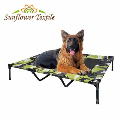 China 61x46x18cm Oxford Outdoor Pet Gear Metal Orthopedic Elevated Dog Bed for sale