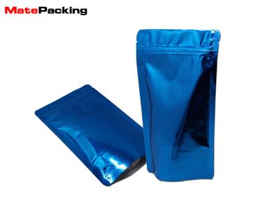 China Stand Up Foil Food Pouches With Ziplock Reusable Customs Printing Glossy / Matte Surface for sale