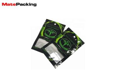 China Heat Sealing Aluminum Foil Stand Up Pouch , Herb Incense Spice Food Grade Pouches With Window for sale