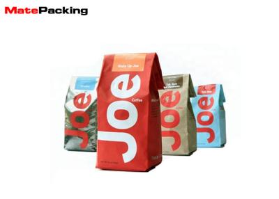 China Side Gusset Foil Food Pouches Custom Design Heal Sealed Plastic For Instant Coffee for sale