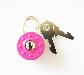 China Round Shaped Small Iron diary Lock for Stationery for sale