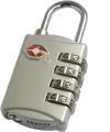 China 4 Digital TSA Combination Pad Lock for sale