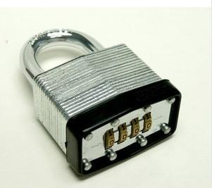 China 4 digit laminated combination padlock for sale
