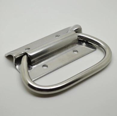 China Toolbox Iron Foldin handle with nickel plated for box/case/chest/truck J201 J202 J203 J204 for sale
