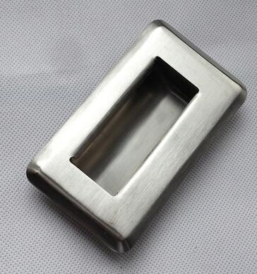China Stainless steel embedded flush pull hand chest drawer machinery equipment Handle for sale