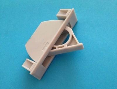 China ABS concealed plastic handle industrial cupboard door machinery Handle Grey white for sale