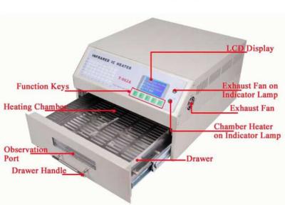 China T962A Benchtop Reflow Oven 300*320mm 1500w IC Heater Infrared BGA Rework Station For SMD SMT for sale