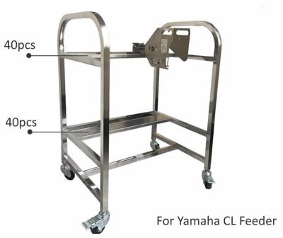 China Storage Cart SMT Feeder Trolley Aluminum Alloy SS Matieral For Yamaha YV Machine for sale