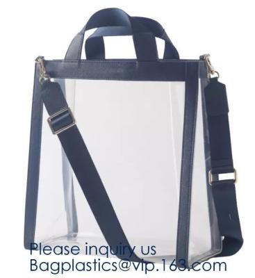 China Custom Durable PVC Blank Waterproof Shopping Clear Plastic Ladies Travel Storage Organizer Hand Beach Bag, bagease, bagp for sale