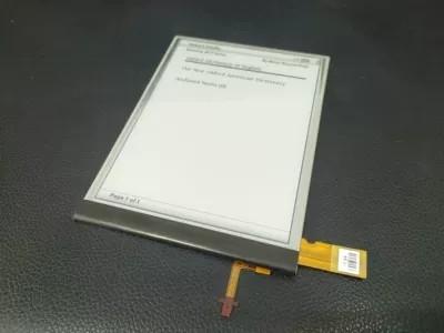 China Modelo de la exhibición ED060SCE PVI EPD del LCD de la tinta de la pulgada E del Nook Simple Touch 6 con el contraluz en venta