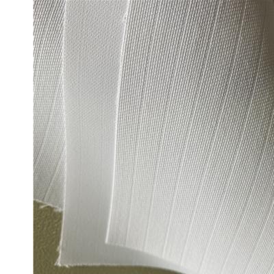 China Polyester Cotton 5MM Stripes Optical White TC Anti Static Fabric For Medical Uniforms for sale