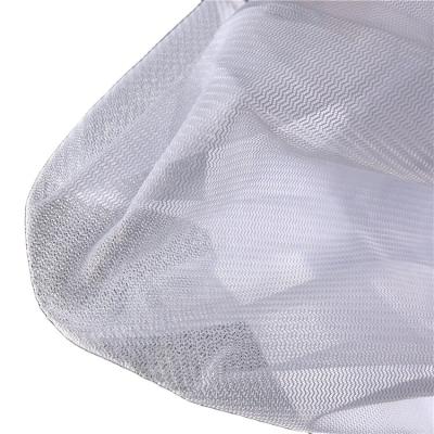 China Knitted Type Warp RPET 100% Recycled Polyester 50D Mesh Fabric for Vegetable Fruit Bags for sale