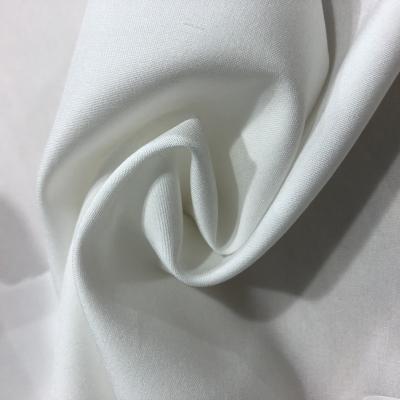China 4 formas de estiramiento de tejido de poliéster elastano para camisa estilo sencillo ropa trajes de blazer en venta