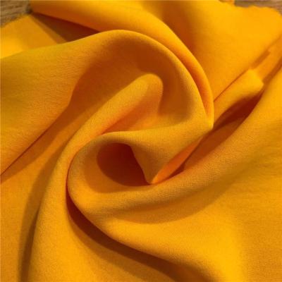 China Lady Clothing 3D Bubble Printed Pure Pearl Chiffon Fabric In Plain Dyed 100% Polyester for sale