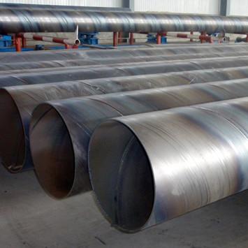 中国 S235JR S275JRの炭素鋼の管St12 St37の螺線形によって溶接される鋼管 販売のため