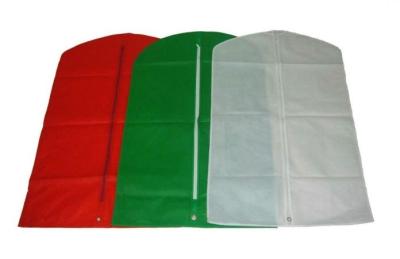 China 80gsm Non Woven Fabric Suit Cover Garment Bag for Clothes , OHSAS18001 for sale