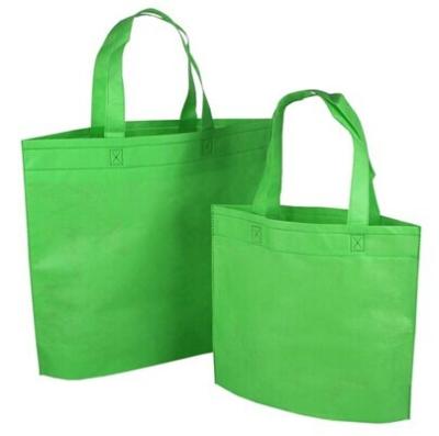 China OEM offset printing shopping bag fabric non woven bag green or red color for sale