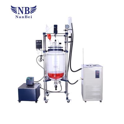 China 200L Chemical Glass Reactor for sale