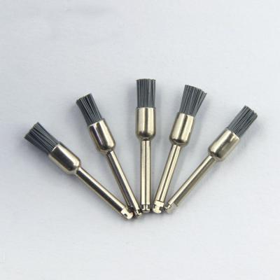China Prophy Brushes Dental For Home Use Abrasive Fiber Silicon Carbide Flat Head Pen Shape for sale
