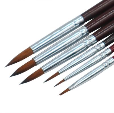 中国 歯科陶磁器の蓄積のブラシの実験室の磁器の粉のペンのよりきれいな艶出しのブラシのペン 販売のため