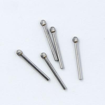 China 6mm Round Tungsten Carbide Bur Fg Steel Drill Burr Dental Needle Standard Ball Plain Cut Head for sale