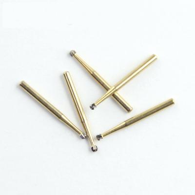 China Round Carbide Burs Dental Use Ball End Carbide Burr Finishing Gold for sale