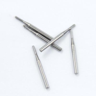 China 19mm Dental Carbide Bur In Dentistry FG  Round Cylinder Cross Cut Head for sale