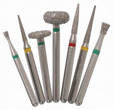 China High Speed Handpiece Diamond Grinding FG Burs For Cutting Direction for sale