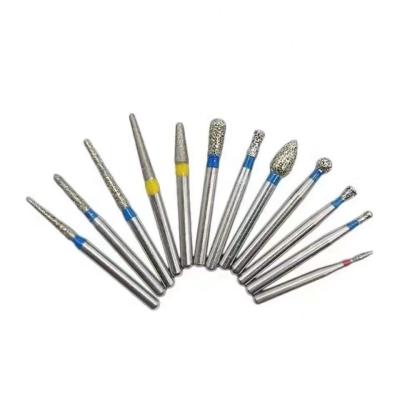 China 1.60mm Diameter Diamond Cutting Burs Fit For High Speed Handpiece for sale