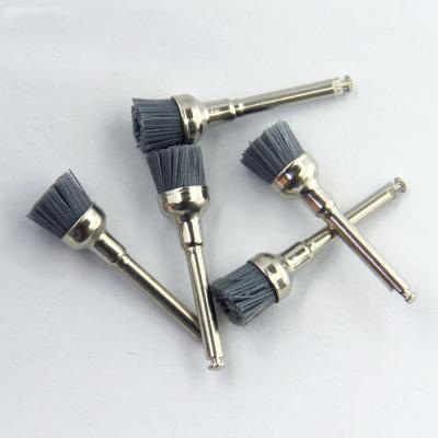 China Soft Dental Prophy Brush Cup Shape Abrasive Fiber Silicon Carbide for sale