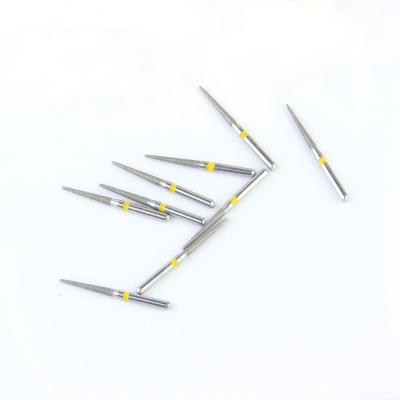 China TR Series Round End Cone Taper Shape Head Fg Diamond Burs For Dental High Speed Handpiece Cutting for sale
