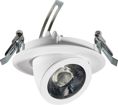 China Catering shops indoor Elephant trunk COB spotlight Triac dimmable 7W adjustable led recessed lighting for sale