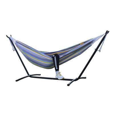 China Modern Camping Hammock With Double Stand Hammock Stand With Space Saving Steel for sale