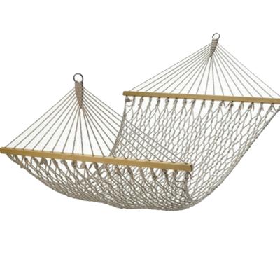 China Outdoor Furniture Mesh Hammock Cotton Rope Hammock For Yard Camping Travel for sale