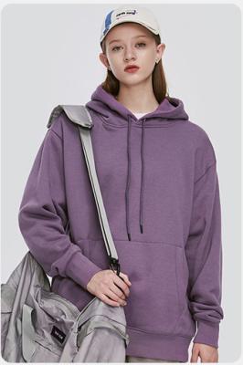 China 100% Cotton Plain Unisex Plain Hoodies Oversized Micro Performance Fleece Pullover Hoodie For Women for sale
