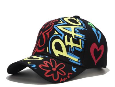 China Women Casual Cotton Dance Mens Snapback Hats Hot Printed Baseball Caps For Hip Hop for sale
