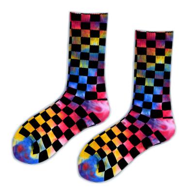 China Custom knitted Unisex Plain Coloured Socks Sweat Absorbent for sale