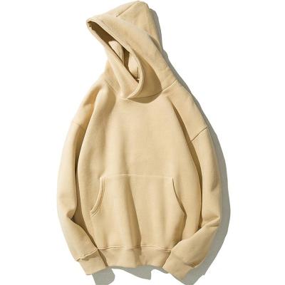 China 271g Unisex Plain Hoodies Sweatshirt Hip Hop Oversized Regular Sleeve for sale