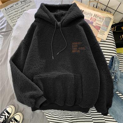 China Autumn And Winter Hooded Sweater Korean Thick Pullover Coat Anti Shrink for sale