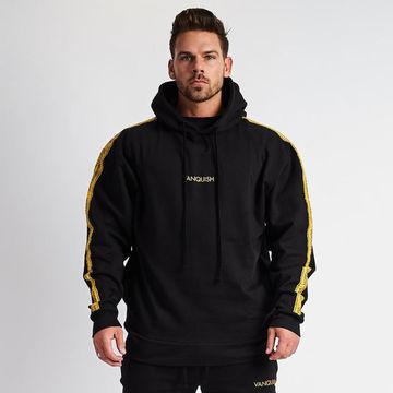 China Sustainable  Sports Team Hoodies With Head Gym Running Suit Mens for sale