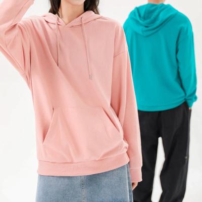 China Plain Dyed Organic Unisex Plain Hoodies 3XL Breathable for sale